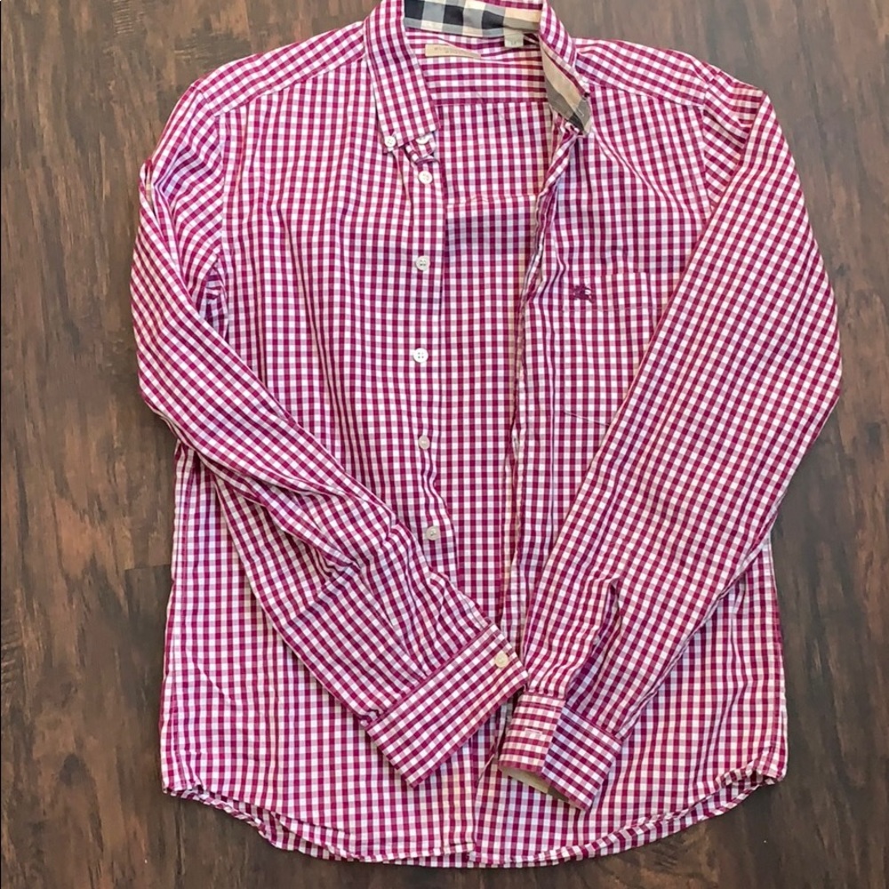 Authentic Burberry button down shirt (unisex)